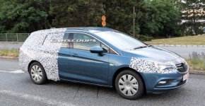 Шпионские снимки универсала Opel Astra K